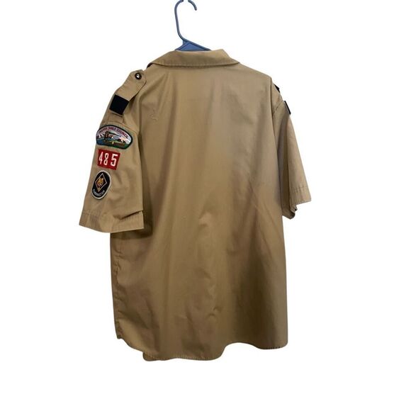 Boy Scouts of America Men Gray Short Sleeve Official‎ Vented Uniform Shirt XL - Picture 2 of 9